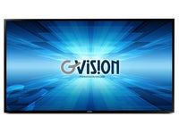 GVision I55DI-4LRIT0 55in, 350 nits High Brightness, 3840 x 2160 4K UHD Resolution, Black, HDMI Input + RS232 + USB Media Player + AV In