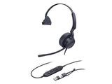 Yealink UH44 (1308241) Perfect for Open Offices or Home Setups; 2 AI-powered Noise-Cancelling Mics; All-day-wearing Comfort; Support Left or Right-side Wearing