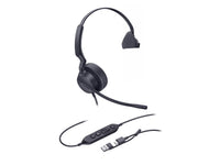 Yealink UH42 (1308240) Perfect for Open Offices or Home Setups; AI-powered Noise-cancelling Mic; All-day-wearing Comfort; Support Left or Right-side Wearing