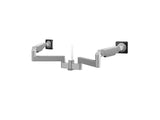 Humanscale X82SFTBNNP1NNNN MFlex M8 Arms - Dual Bracket for 2 Monitors - Silver - 12/Dynamic - Standard Tilt - Standard 