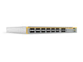 Allied Telesis AT-X560-28YSQ-910 L3 Stackable Switch, 24x SFP28 Ports + 4x QSFP28 Ports, and a Dual fixed PSU, US Power Cord. TAA