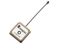 Taoglas AGGBP.25B.07.0060A AGGBP.25B GPS/GLONASS/GALILEO/BeiDou 2 Stage Active Patch 25.1 25.1 7.9mm, 60mm 1.13, I-PEX M