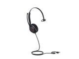 Yealink UH35 (1308165) MONO TEAMS USB-C/A Microsoft Certified Teams USB Wired Headset; Monaural Ear (single ear); USB-A 2.0 + USB-A to USB-C Adapter
