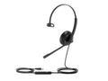 Yealink UH34 (1308042) Unified Communications USB Wired Headset Monaural Ear (single ear) USB-A 2.0 Noise-Canceling Microphone Leather Ear Cushions Controller