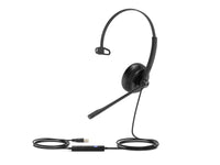 Yealink UH34 (1308042) Unified Communications USB Wired Headset Monaural Ear (single ear) USB-A 2.0 Noise-Canceling Microphone Leather Ear Cushions Controller