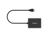 Yealink EHS60 (1308019) Wireless Headset Adapter Support Model: WH62 WH63 Full compatible with Cisco/Avaya/Poly/Grandstream desk phones 1 x Micro USB port 1 x RJ45