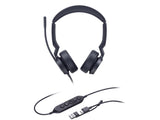 Yealink UH44 (1308186) Perfect for Open Offices or Home Setups; Microsoft Teams Certified; 2 AI-powered Noise-Cancelling Mics; All-day-wearing Comfort