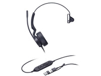 Yealink UH44 (1308186) Perfect for Open Offices or Home Setups; Microsoft Teams Certified; 2 AI-powered Noise-Cancelling Mics; All-day-wearing Comfort