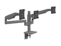 Humanscale X23HFTBD121NNNN M/Flex M2 Pro Triple Monitor Arm, 12IN/Dynamic Links, 12IN Post, 100x100mm VESA, White with White Trim