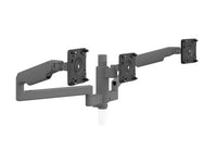 Humanscale X23HFTBN121NNNN M/Flex M2 Pro Triple Monitor Arm, 12IN/Dynamic Links, 12IN Post, 100x100mm VESA, White with White Trim