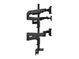 Humanscale X8EBLABC362EFAB MFlex M8 Arms Two Single Brackets for 2 Monitors Black 12IN/12IN Tilt & Slider