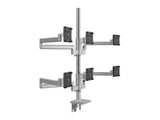 Humanscale X23SLTBC3623LTB M/Flex for M2 Pro Monitor Arm, 2 Rows of 3 Monitors, 12 Straight/12 Straight Links, Clamp Mount, Silver, Clamp Mount, 36 Post