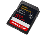 SanDisk SDSDXDE-512G-GN4IN 512GB Extreme PRO UHS-II V90 Cards UHS-II SD