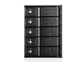 iStarUSA BPN-DE350SS-BLACK 3X5.25 to 5X3.5 Trayless BLK