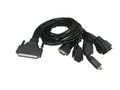 B+B SmartWorx OPT8H-AE 1M MALE DB-62 to 8X MALE DB-9 Cable