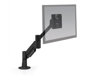 HAT Design Works 3545-250-104 Short-Reach Monitor Arm, Black, holds 1.5-12 lbs, up to 30IN screen