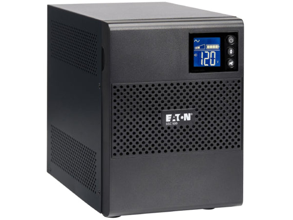 Eaton 5SC500 5SC UPS 500VA 350 Watt 120V Line-Interactive Battery Backup Tower USB - Tower - 120 V AC Input - 4 x NEMA 5-15R