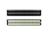Weltron 90-48PPC6 48-PORT 110 TYPE CAT6 568A/B 2U PATCH PA