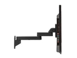 HAT Design Works 9110-8.5-4-104 Monitor/TV Wall Mount with 8.5/4-Inch Extension Monitor Arm, Black, holds 22 lbs, 43IN s