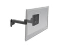 HAT Design Works 9110-8.5-4-104 Monitor/TV Wall Mount with 8.5/4-Inch Extension Monitor Arm, Black, holds 22 lbs, 43IN screen