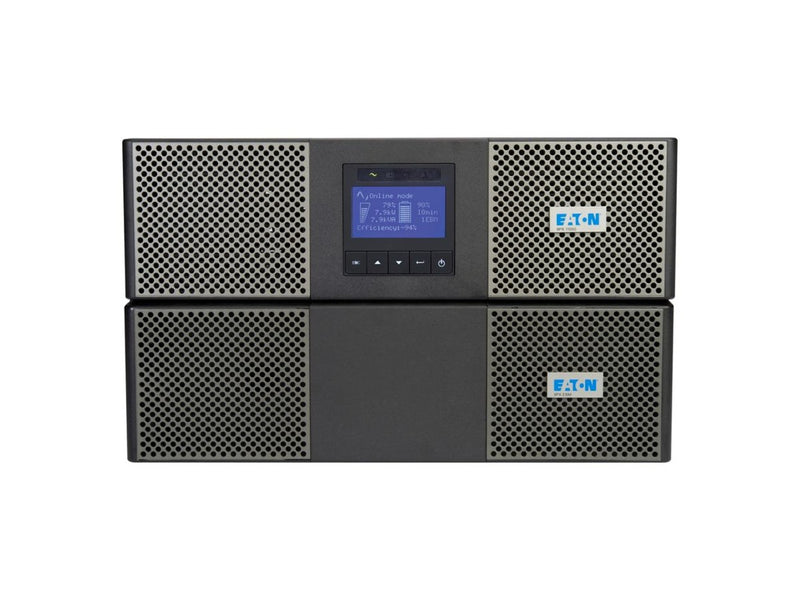 Eaton 9PX8KSP 9PX 8000VA 7200W 120V/208V Online Double-Conversion UPS - Hardwired Input, 1 L6-30R, 2 L14-30R, Hardwired Output, Cybersecure Network Card, Extended Run, 6U - Battery Backup