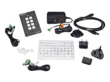 Black Box AVS-CTRL8 Wallplate Control Panel - RS232, 8-Button