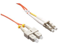 Axiom AXG93549 LC/SC OM1 Fiber Cable 20m - TAA, Orange