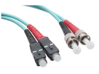 Axiom AXG96061 SC/ST OM3 Fiber Cable 15m - TAA, Aqua