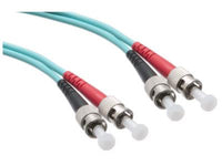 Axiom AXG96072 ST/ST OM3 Fiber Cable 8m - TAA, Aqua