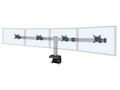 HAT Design Works BILD-4-CM-104 Bild Quad Monitor Mount, Black, holds 30 lbs per monitor, up to 24IN screen