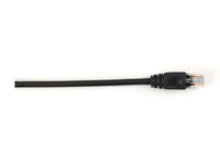 Black Box CAT6PC-005-BK-25PAK CAT6 250-MHz Molded Snagless Stranded Ethernet Patch Cable-Unshielded(UTP),CM PVC(RJ45 M/M),Black,5-ft.(1.5-m),25-Pack