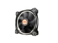 Thermaltake CL-F038-PL12WT-A Riing 12 Series High Static Pressure 120mm Circular White LED Ring Case/Radiator Fan CL-F038-PL12WT-A