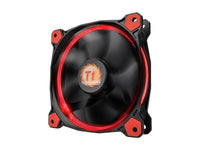 Thermaltake CL-F039-PL14RE-A Riing 14 Series High Static Pressure 140mm Circular Red LED Ring Case/Radiator Fan CL-F039-PL14RE-A - Hydraulic bearings for silent