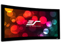 Elite Screens CURVE100H-A1080P3 LunetteAcousticPro1080P3 Series, 100IN Diag. 16:9, Sound Transparent Perforated Weave Curved Home Theater