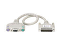Black Box EHN154A-0001 KVM User Cable, Keyboard/Monitor/Mouse Cable with Audio - PS, PS/2 Standard, 1-ft. (0.3-m)
