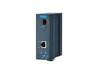 B+B SmartWorx EKI-2741FPI-AE Gigabit Media Converter SFP with 1X POE.