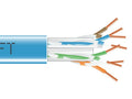 Black Box EYN871B-PB-1000 CAT6 550-MHz Solid Ethernet Bulk Cable - Unshielded (UTP), CMP Plenum, Blue, 1000-ft. (304.8-m) Pull-Box
