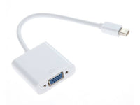 Axiom F7U-00015-AX Mini DisplayPort to VGA Adapter, White