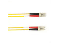 Black Box FOCMR10-001M-LCLC-YL 10 GIG MM FO Patch Cable Duplx, PVC, YL, Lclc, 1M