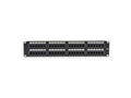 Black Box JPM5E48A CAT5e Patch Panel, Punchdown - 2U, Unshielded, 48-Port