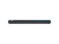 Black Box JPM808A-R2 CAT5e Feed-Through Patch Panel - 1U, Unshielded, 24-Port