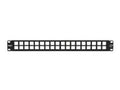 Black Box JPMT1036A Multimedia Patch Panel - 1U, 36-Port