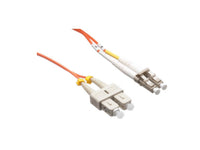 Axiom LCSCMD6O-9M-AX LC/SC OM1 Fiber Cable 9m, Orange