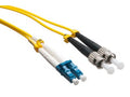 Axiom LCSTSD9Y-12M-AX LC/ST OS2 Fiber Cable 12m, Yellow
