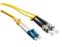Axiom LCSTSD9Y-90M-AX LC/ST OS2 Fiber Cable 90m, Yellow