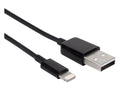 Axiom LGMUSBAMK06-AX Lightning to USB Adapter Cable 6ft, Black