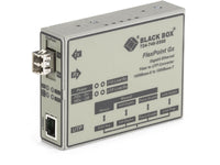 Black Box LMC1012A Gigabit Ethernet (1000-Mbps) Media Converter - 1000-Mbps Copper to 1000-Mbps Multimode Fiber, 850nm, 0.3km, LC