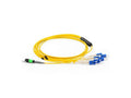 Axiom MP8LCSMR10M-AX MPO-4 LC OS2 Breakout Cable 10m, Aqua