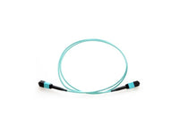 Axiom MPOFMOM430M-AX MPO-MPO OM4 F/M Fiber Cable 30m, Aqua