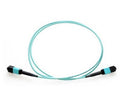 Axiom MPOMMOM38M-AX MPO-MPO OM3 M/M Fiber Cable 8m, Aqua